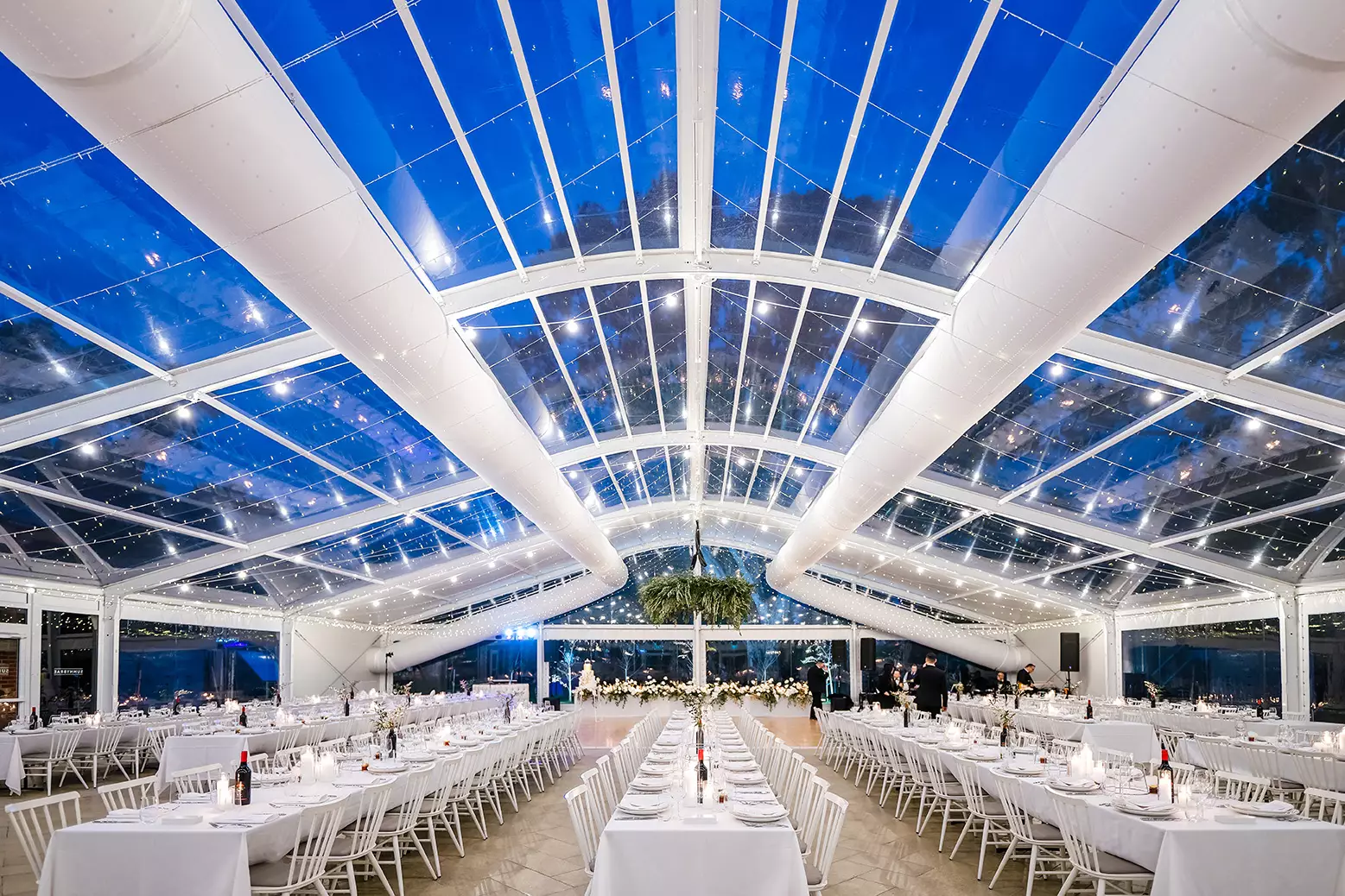 White zip-a-duct fabric ducts in Sunnybrae Estate Adelaide, AU, 1